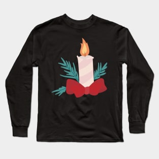 Christmas candle Long Sleeve T-Shirt